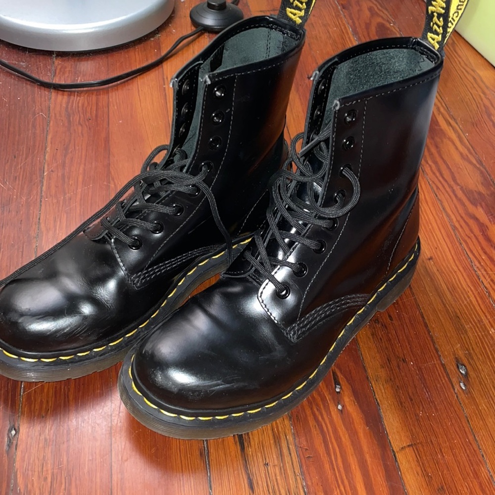 Black platform Doc Martens!